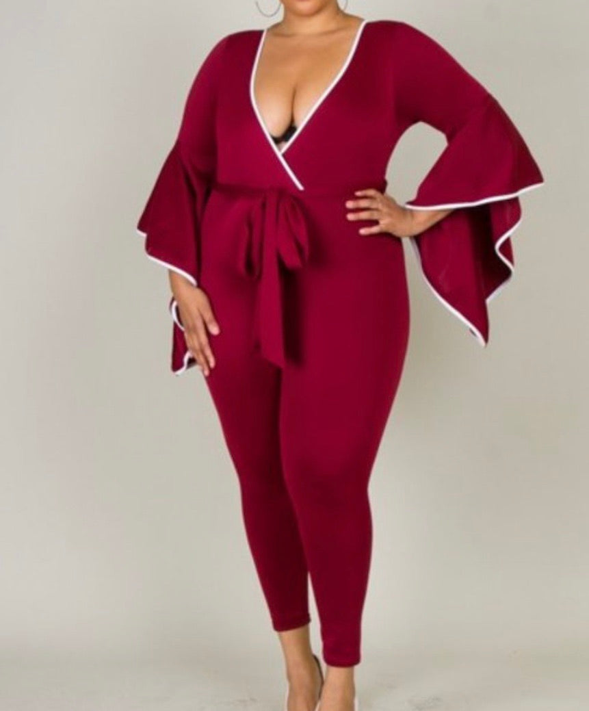 Bell Sleeve Jumpsuit