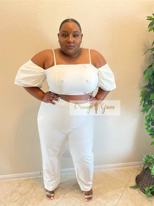 Sassy Off- White 2pc Set